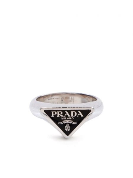 Prsten Prada Pre-owned srebrena
