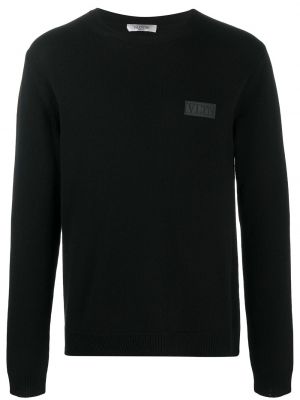Jersey de tela jersey Valentino negro