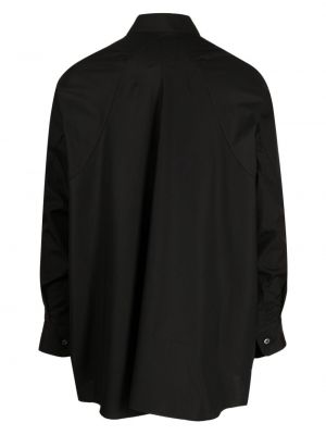 Bavlněná košile Fumito Ganryu černá