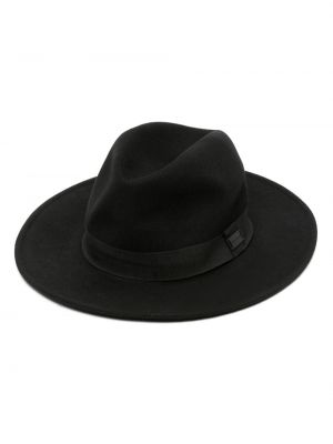 Bavlněný klobouk Emporio Armani černý