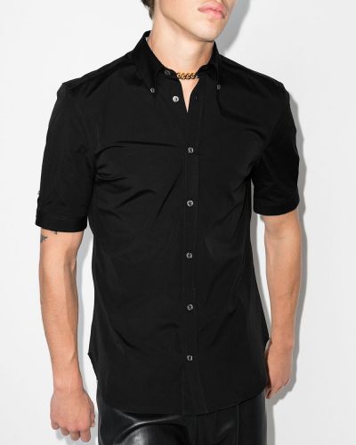 Medvilninė marškiniai Alexander Mcqueen juoda