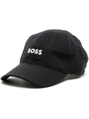 Cappello con visiera con stampa Boss