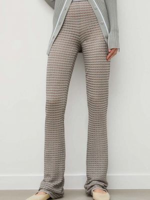 Kalhoty s vysokým pasem Remain šedé