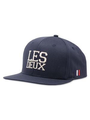 Kepurė su snapeliu Les Deux mėlyna