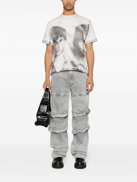 Jeans large Y/project gris