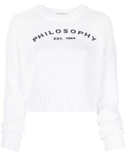 Jersey de tela jersey Philosophy Di Lorenzo Serafini blanco