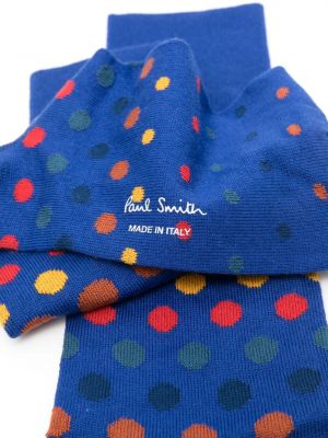 Medvilninės kojines Paul Smith mėlyna