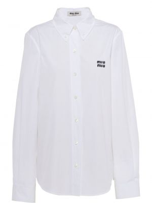 Camicia Miu Miu, bianco