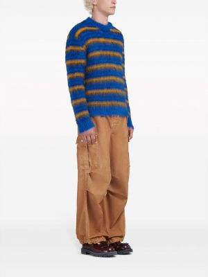Pullover mit rundem ausschnitt Marni blau