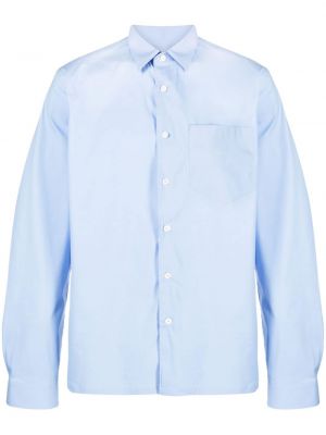 Camicia ricamata Prada blu