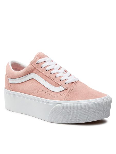 Ниски обувки Vans розово
