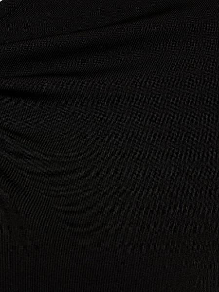 Vestido largo de tela jersey Nina Ricci negro