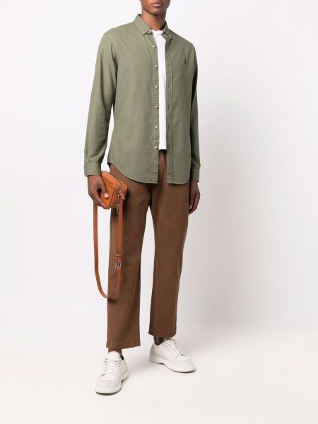 Sudadera con capucha con bordado con botones con cremallera Polo Ralph Lauren