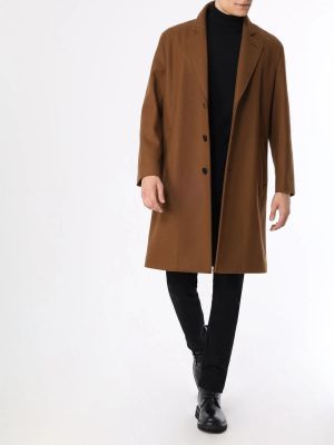 Пальто Hugo коричневое