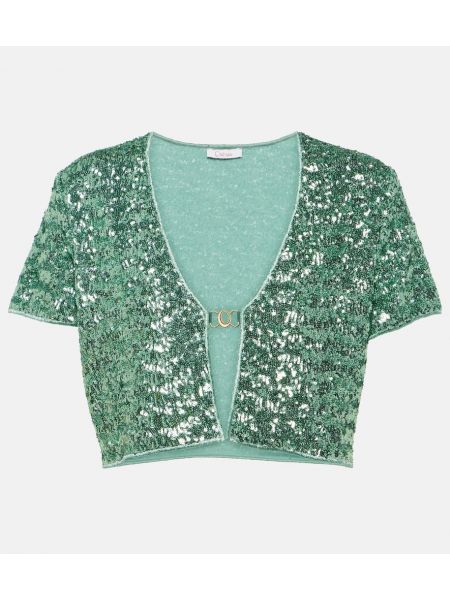 Crop top Oseree verde