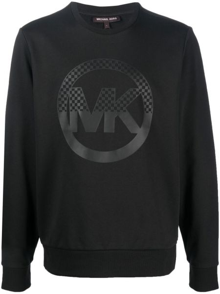 Sweatshirt mit print mit rundem ausschnitt Michael Kors schwarz