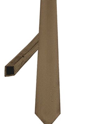 Шелковый галстук Tom Ford золотой