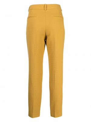 Vlněné kalhoty Paule Ka žluté