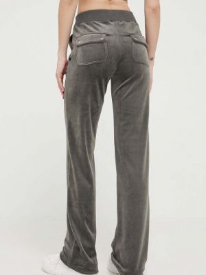 Sportovní kalhoty Juicy Couture šedé