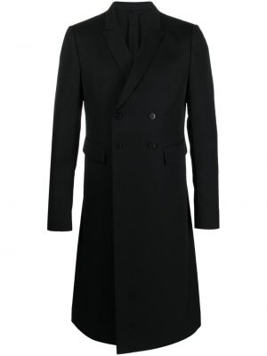 Μάλλινο παλτό Sapio μαύρο