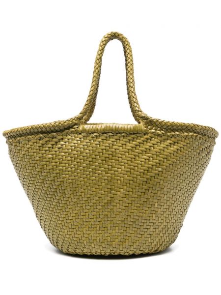Δερμάτινη τσάντα shopper Dragon Diffusion πράσινο