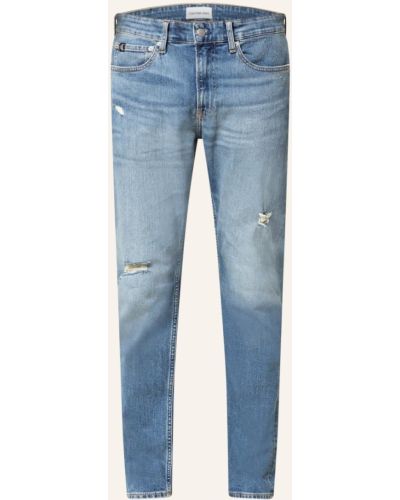 Jeansy slim Calvin Klein Jeans, niebieski