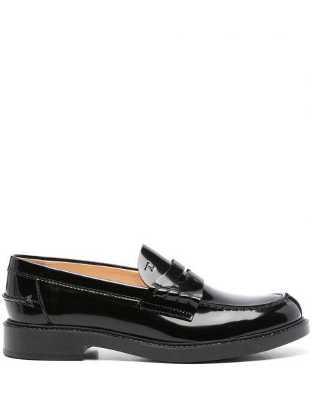 Læder loafers Tod's sort