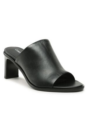 Sandales à talon aiguille Calvin Klein noir