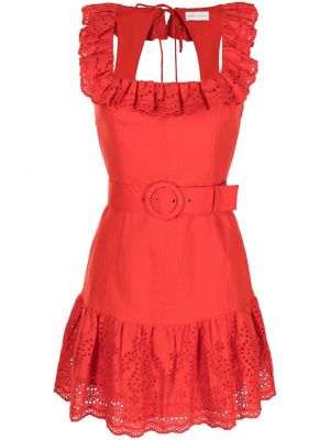 Červené mini šaty Rebecca Vallance