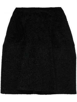 Žakárové midi sukně Comme Des Garçons černé