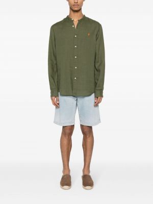Kamufliažinė raštuota medvilninė marškiniai Polo Ralph Lauren