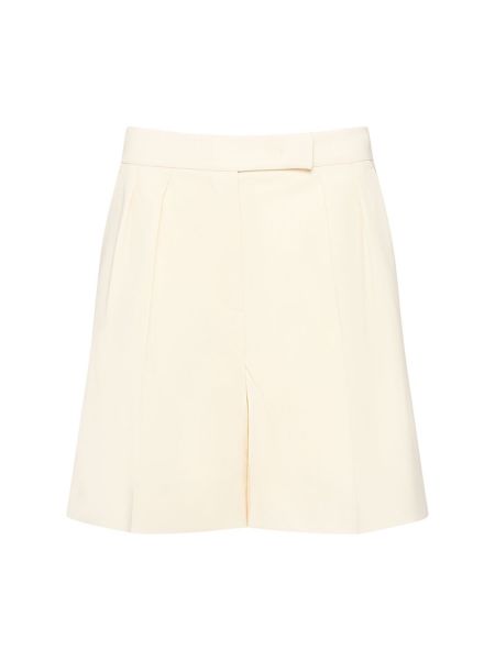 Plisserade shorts i ull Max Mara