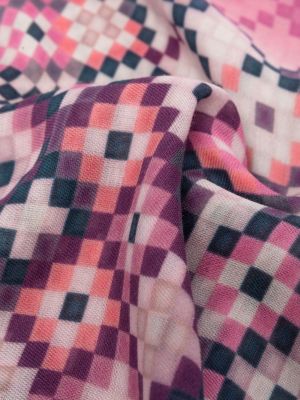 Schal mit stickerei Emporio Armani pink