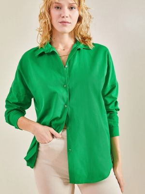 Košile Bianco Lucci zelená