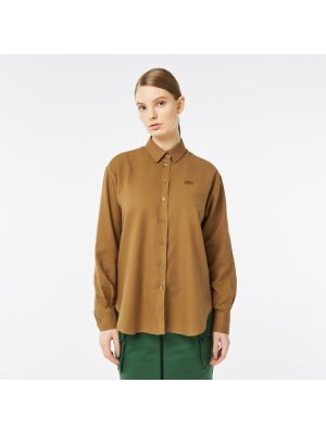 Рубашка Lacoste коричневая
