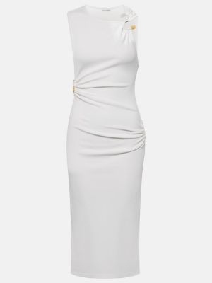 Μίντι φόρεμα από ζέρσεϋ Christopher Esber λευκό