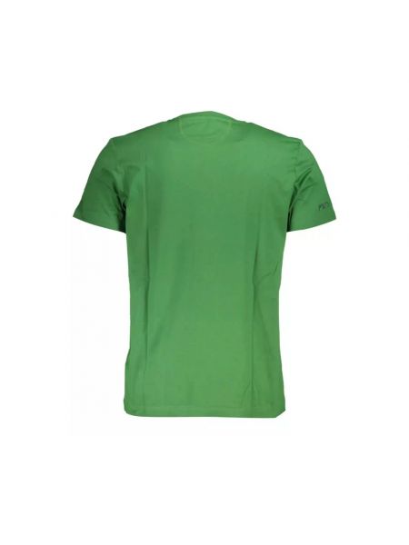 T-shirt aus baumwoll mit kurzen ärmeln La Martina grün