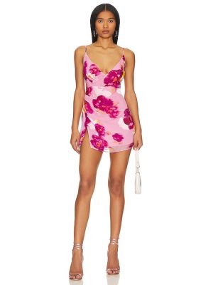 Mini vestido de flores Nbd rosa