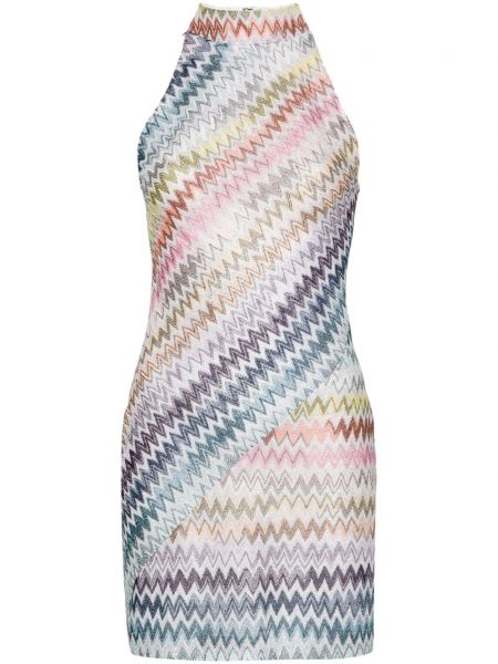 Robe droite Missoni argenté