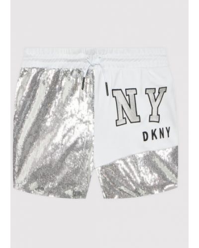 DKNY Mikina D35S23 M Bílá Relaxed Fit