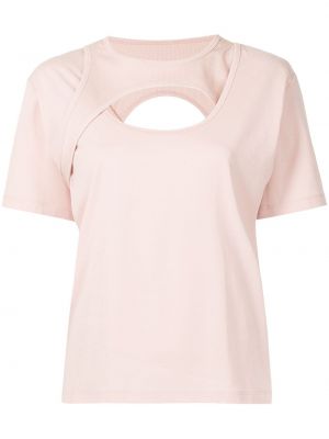 T-shirt aus baumwoll Dion Lee pink