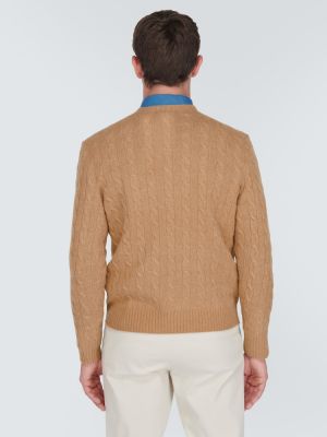 Jersey de lana de cachemir de tela jersey Polo Ralph Lauren marrón