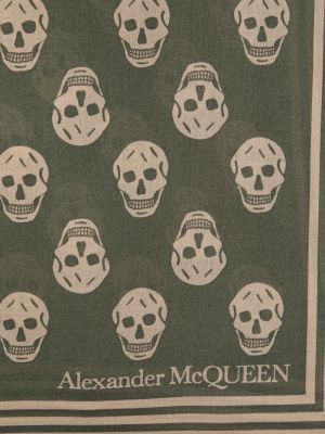 Schal mit print Alexander Mcqueen