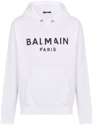 Raštuotas džemperis su gobtuvu Balmain