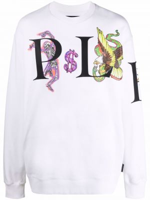 Sweatshirt Philipp Plein hvid