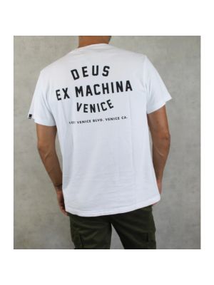 Koszulka z krótkim rękawem Deus Ex Machina biała
