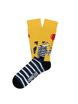 Calcetines Jimmy Lion amarillo