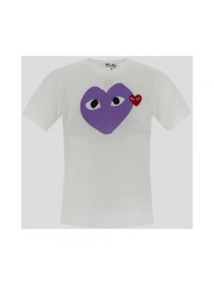 Camiseta Comme Des Garçons Play violeta