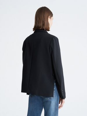Пиджак свободного кроя Calvin Klein черный