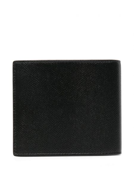 Kožená peněženka Santoni černá